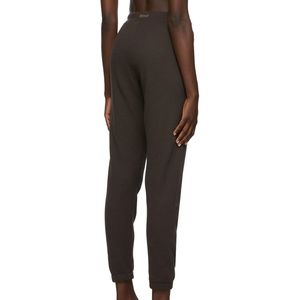 SKIMS Brown Waffle Jogger Lounge Pants Women's Size XS